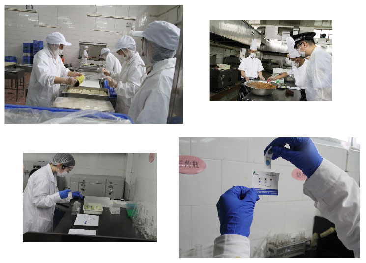 我公司作為北京市學(xué)生營養(yǎng)餐定點生產(chǎn)單位配合集中配餐單位專項檢查活動